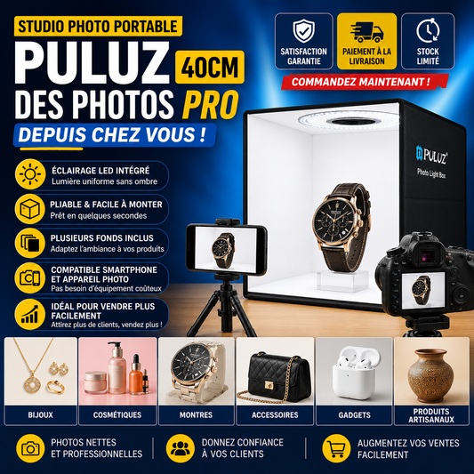 Studio Photo Portable PULUZ 25 cm